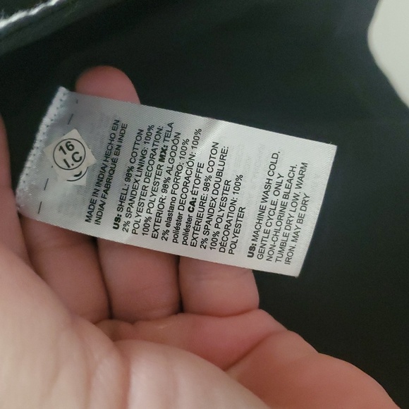 Chico's Black White Embroidered Overcoat Cardigan Size Small 0 BoHo Duster - Picture 4 of 8